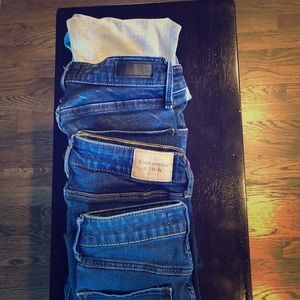 4 pair Abercrombie & Fitch Skinny Jeans
